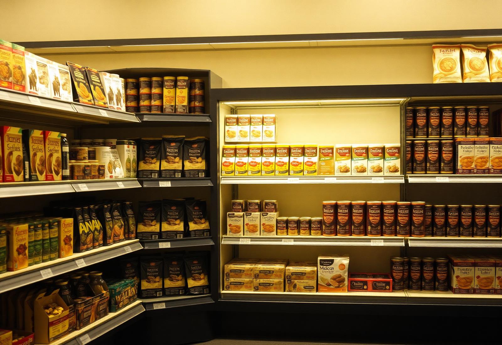 Premium grocery retail merchandising